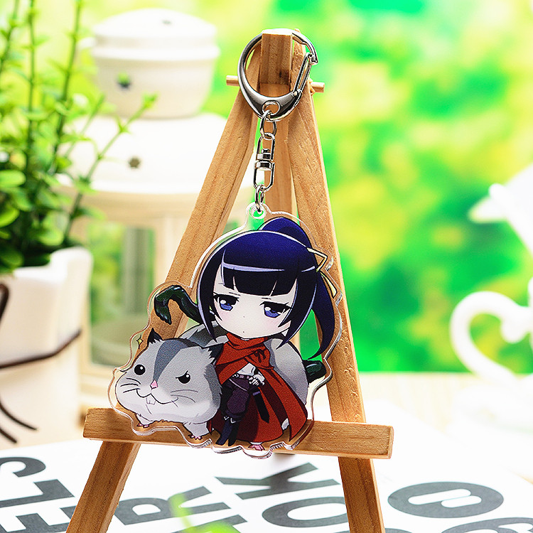 overlord动漫周边安兹乌尔雅儿贝德夏提雅钥匙扣挂件挂饰动漫挂件
