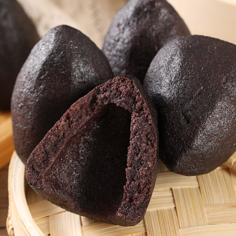 黑米窝头馒头山东手工杂粮早餐粗粮面食窝窝头包点