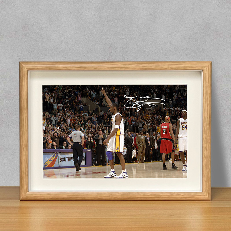 nba篮球湖人kobe科比相框桌面摆台纪念品装饰画篮球球迷用品