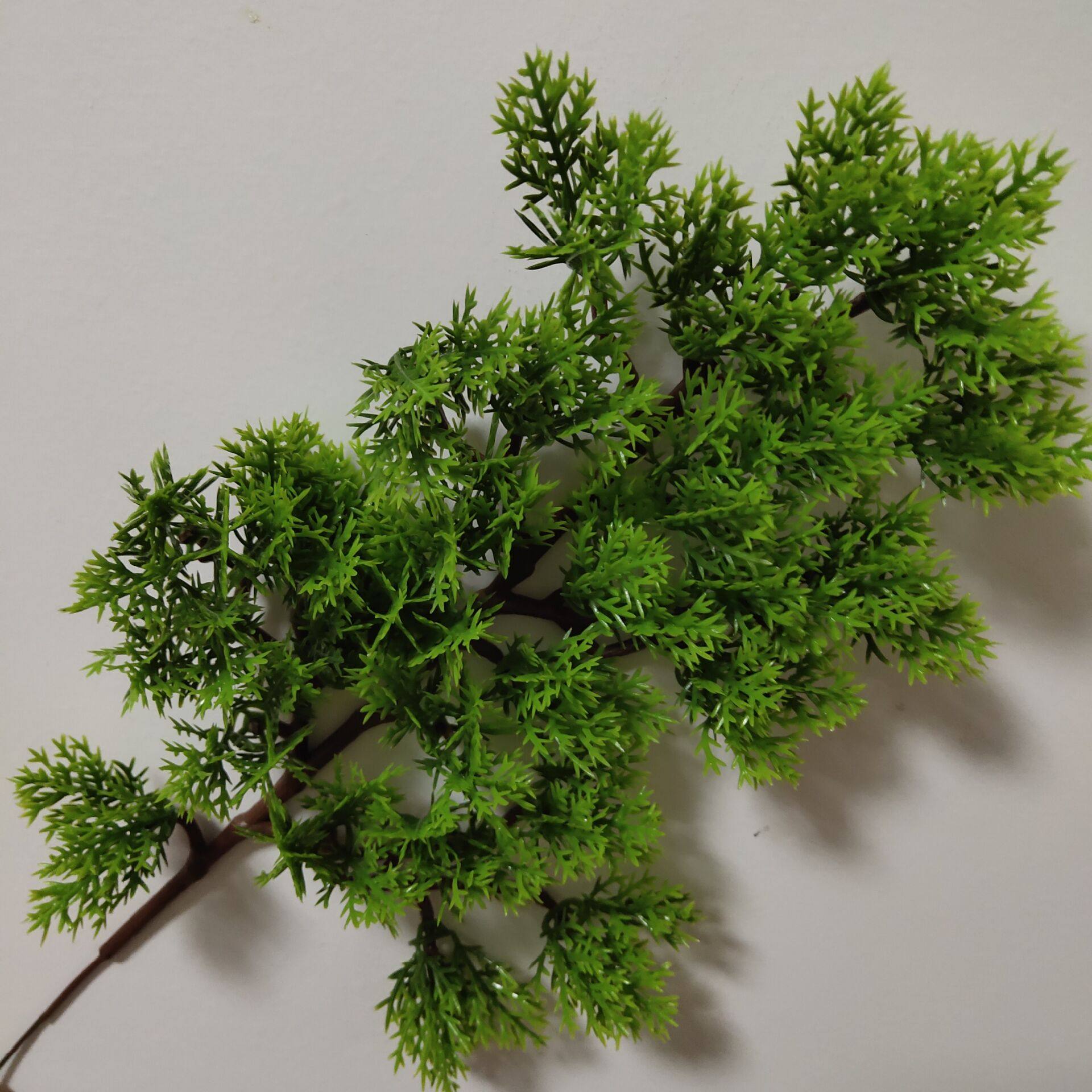 仿真崖柏树枝松针假花松树盆栽松枝松柏干花仿真绿植