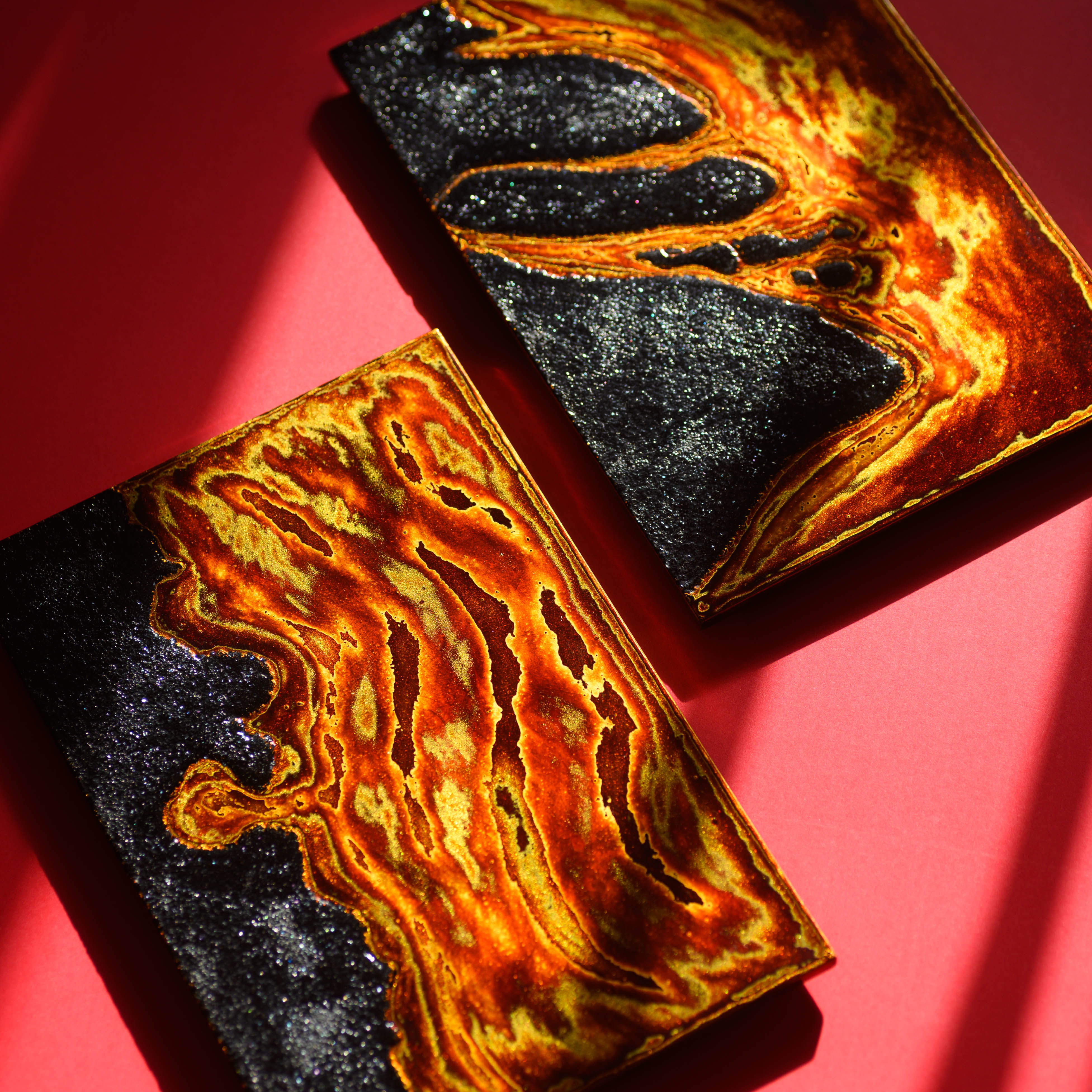 那莲唐物江河系列长江三角洲青岛沿岸大漆茶台干泡茶盘