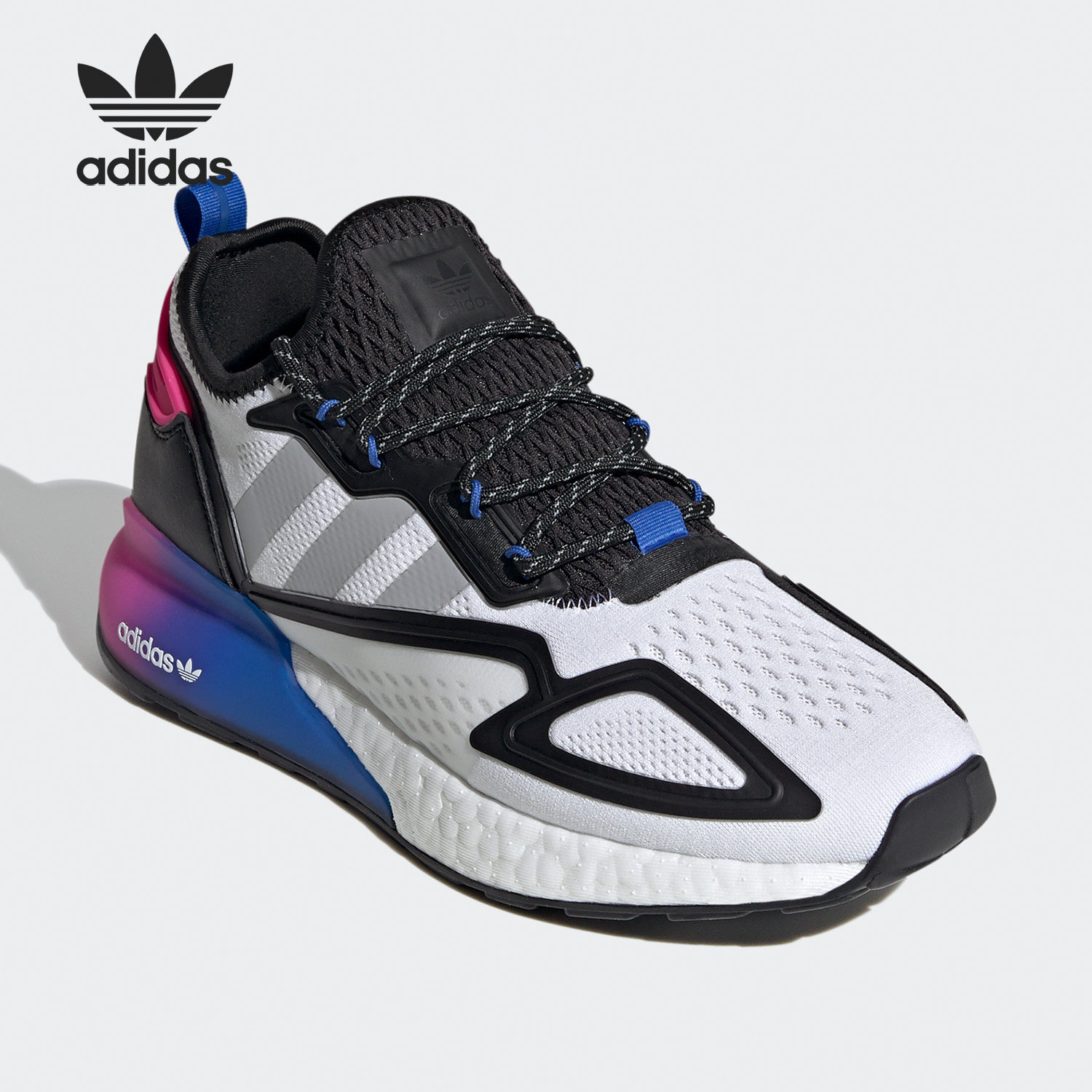 adidas阿迪达斯正品三叶草zx2kboost男女经典运动鞋运动休闲鞋