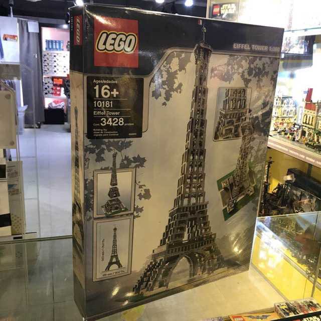 正品乐高lego 世界著名建筑10181巴黎铁塔埃菲尔铁塔 绝版珍藏
