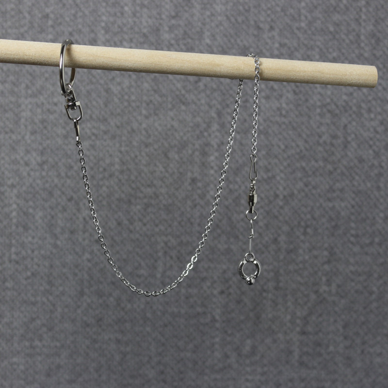 不锈钢鹦鹉脚链虎皮牡丹玄凤小金太阳和尚八哥鹩哥鸟站架开口脚环