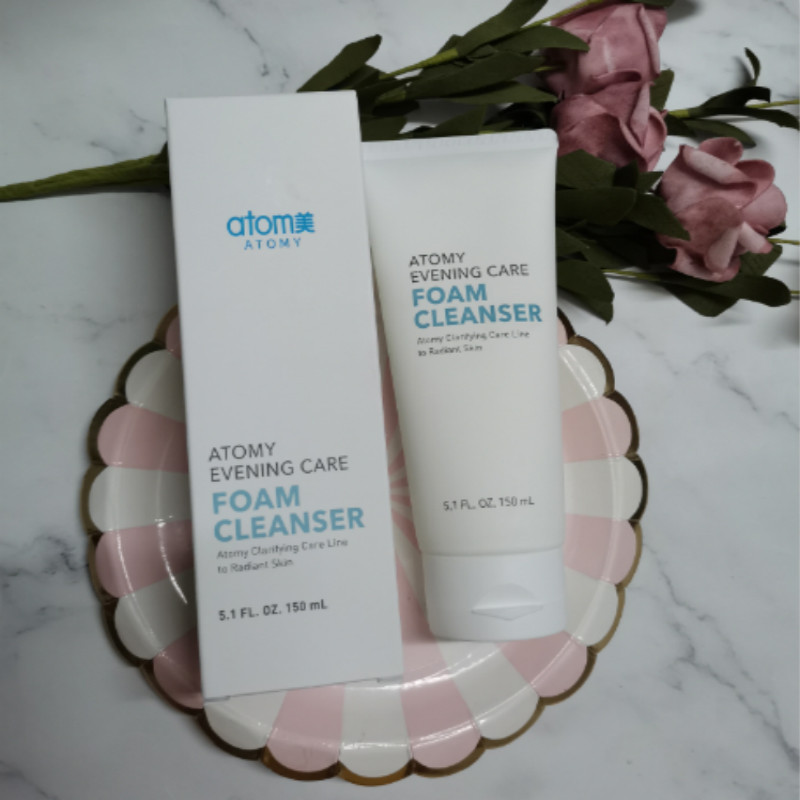 艾多美洗面乳奶atom韩国正品官方旗舰店氨基酸深层清洁洁面