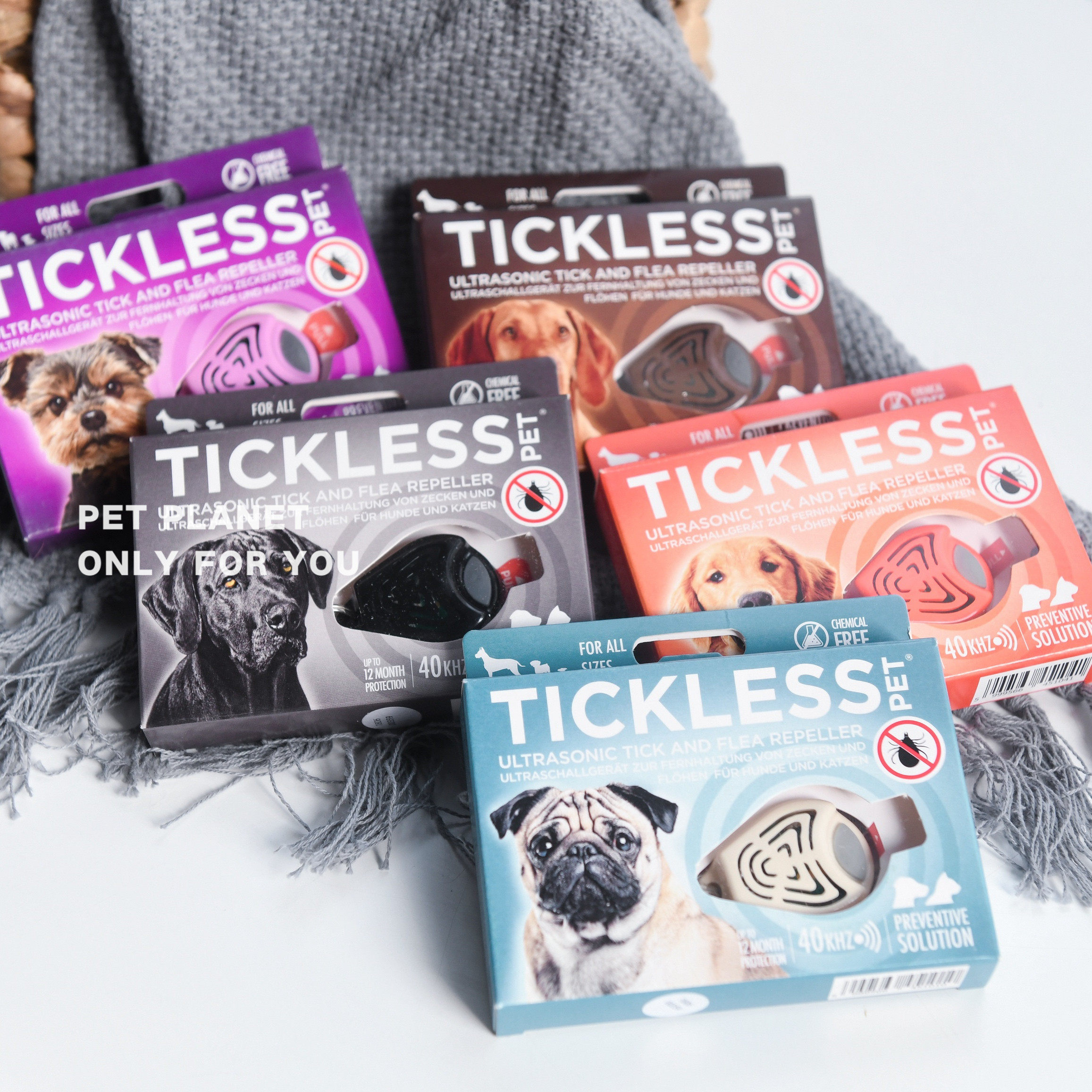pet planet|意大利tickless超声波驱虫器 蜱虫跳蚤挂件 宠物驱虫