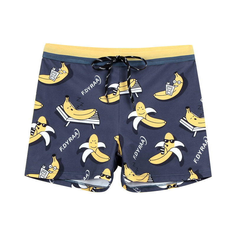 泳裤男防尴尬泡温泉性感男士平角泳衣速干游泳裤宽松大码泳装套装