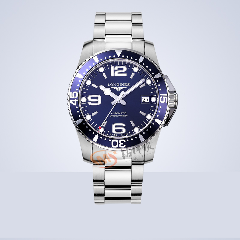 Longines浪琴正品康卡斯系列机械手表男潜水夜光L3.742.4.96.6