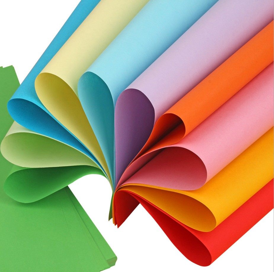a4彩色手工彩纸复印纸打印纸80克卡纸折纸材料折纸