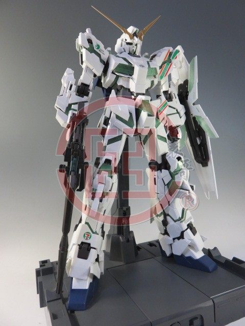 现货日本万代pg独角兽最终决战绿色unicorn便利店高达模型专区