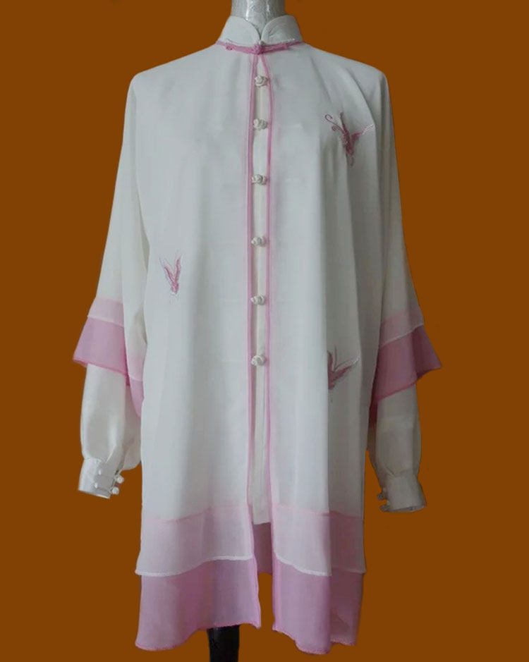 2020新款拼接披纱订做高档太极披肩比赛表演太极服