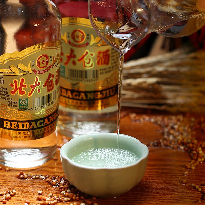 北大仓白酒45度部优级酒440ml普大仓麸曲香酒东北白酒