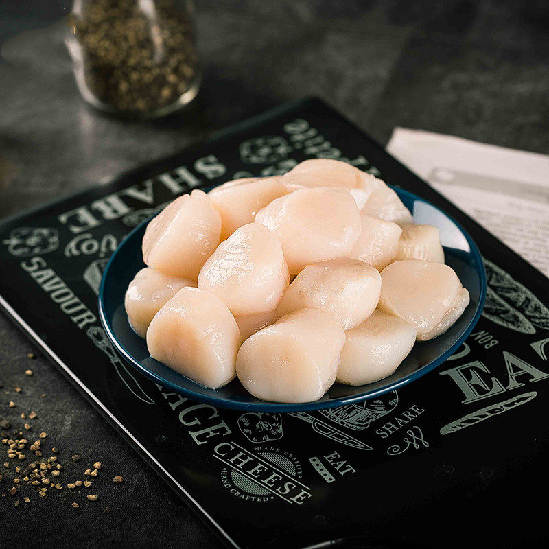 进口 加拿大clearwater 帆立贝柱带子 刺身 扇贝肉1000g 宝宝辅食