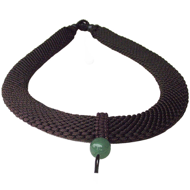 项圈项链绳子吊坠绳女男玉佩佩挂扁平翡翠挂件绳