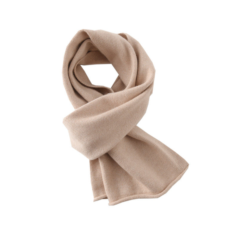 秋冬加厚山羊绒7针粗针cashmere围巾女短款小围脖保暖可情侣/亲子