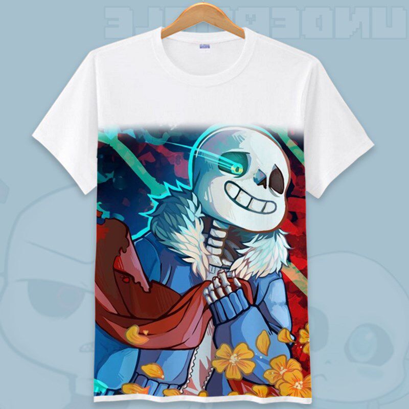传说之下sans衣服新蓝僵尸undertale动漫服装男童动漫t恤