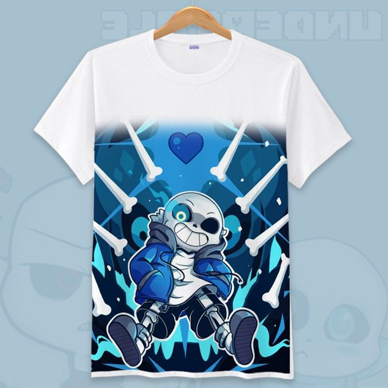 传说之下sans衣服新蓝僵尸undertale动漫服装男童动漫t恤