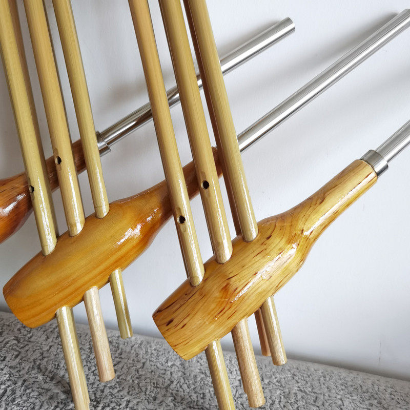 民族乐器中号升级版不锈钢吹嘴六管六音芦笙苗族唢呐