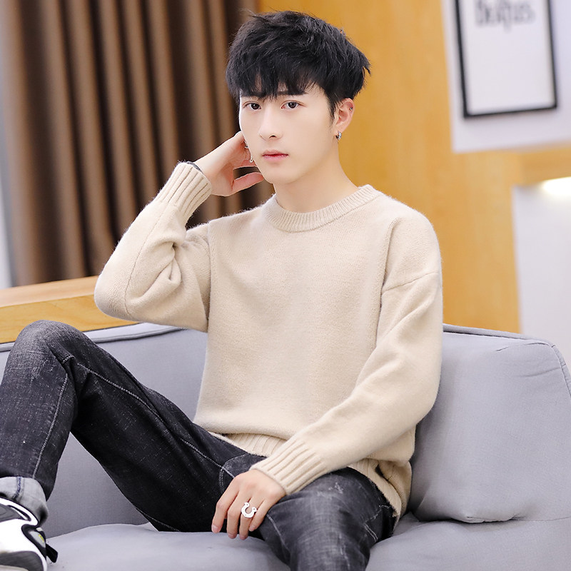 12青少年毛衣男13初中学生14男孩18秋冬针织衫16大童上衣15岁潮装