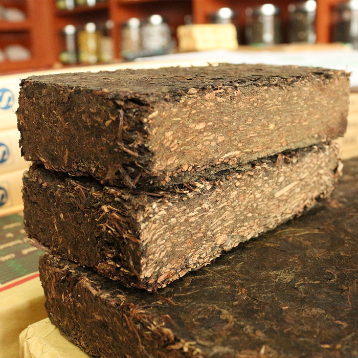 青砖茶 内蒙古特产 牧民熬奶茶 赵李桥川字牌茶叶 380克2块 包邮