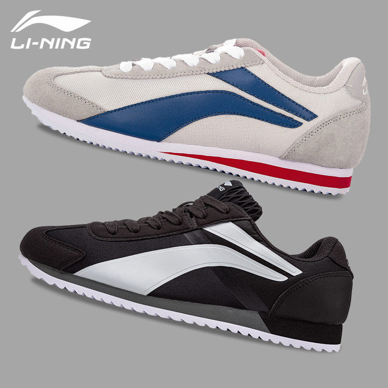 李宁夏季阿甘鞋男款平板休闲鞋男鞋