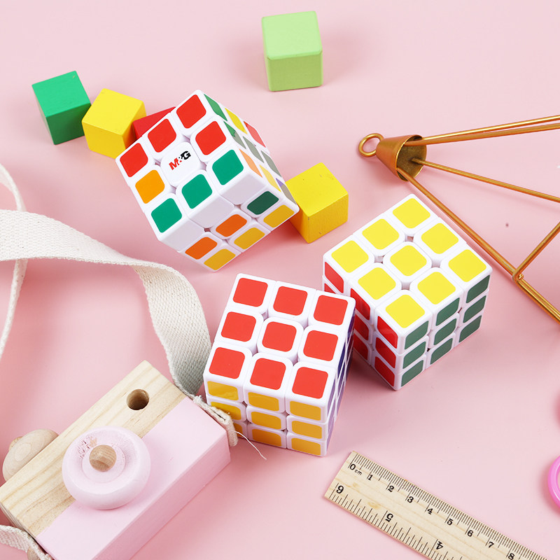 晨光文具魔方三阶初学者儿童益智顺滑减压解谜玩具酷转魔方
