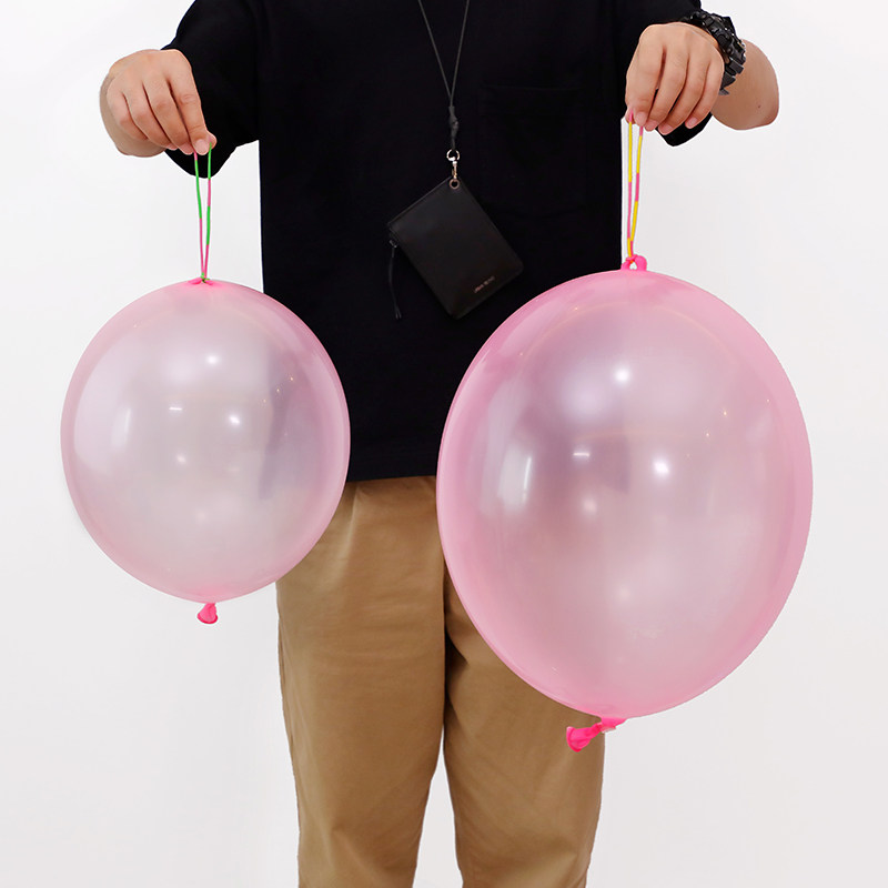 气球弹力拍拍球手橡皮筋4克8克儿童乳胶健身球气球