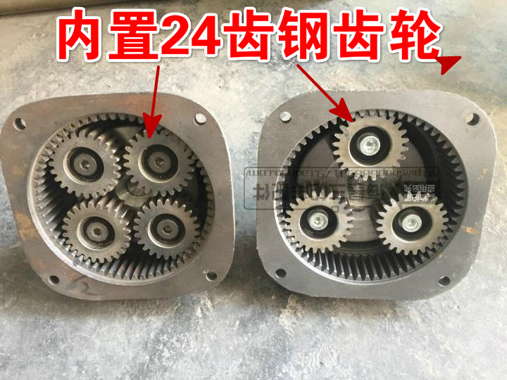 电动三轮车大功率有刷电机前盖齿轮 电机头总成 60v1300w1500w