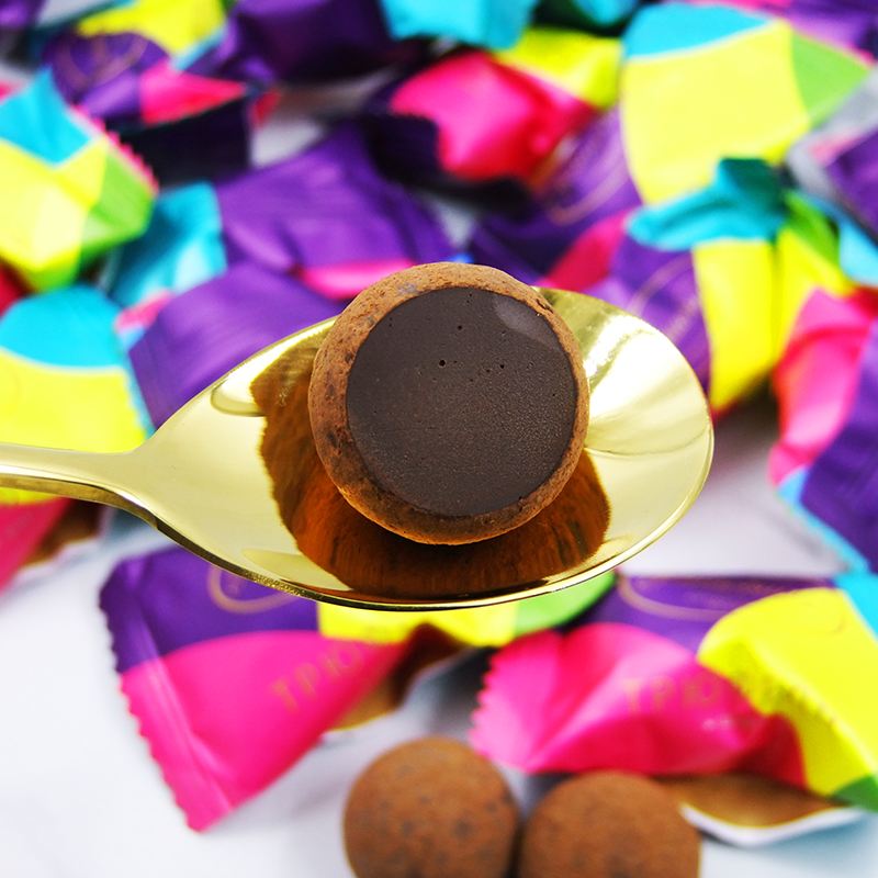 巧克力俄罗斯进口松露糖果魔法师七彩彩球喜糖零食传统糖果