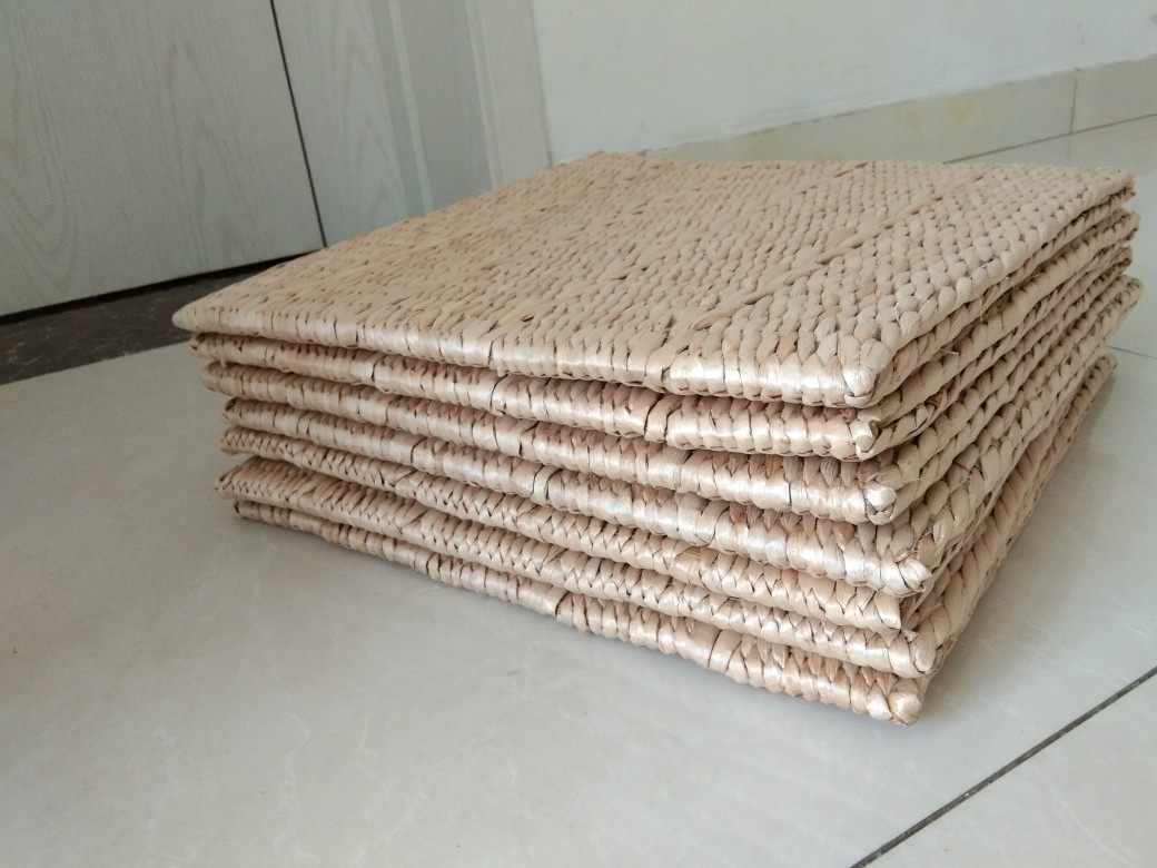 坐垫特价天然蒲草手工草编方形打坐瑜伽四季椅垫