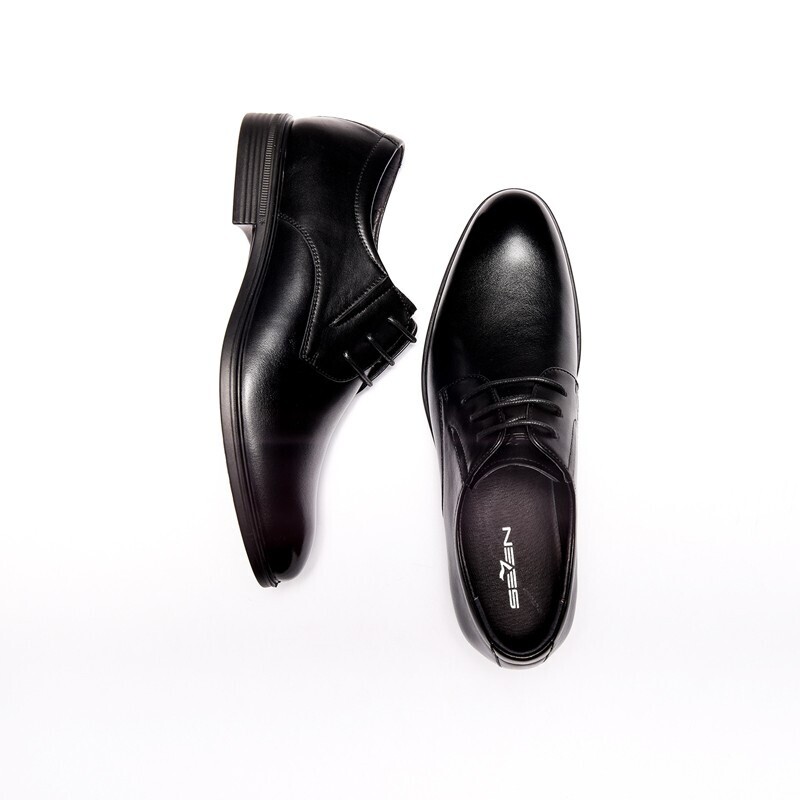 柒牌男鞋夏季新品经典系带休闲时尚百搭商务英伦正装皮鞋