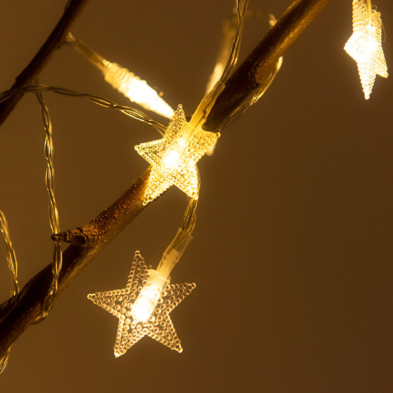led灯小星星彩灯闪灯串灯满天星卧室儿童生日装饰场景布置装饰品