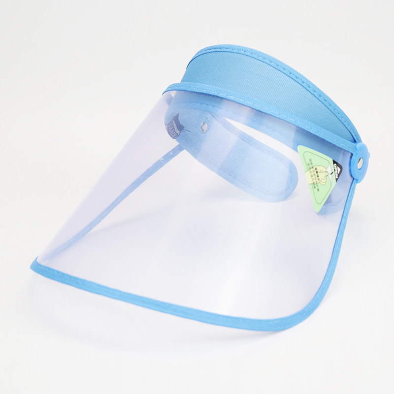面罩帽子防风挡雨遮雨男女透明防水防雨厨房帽子