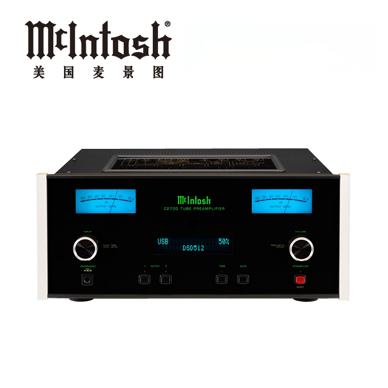 mcintosh麦景c2700usb兼容高清数码真空管前级功放功放