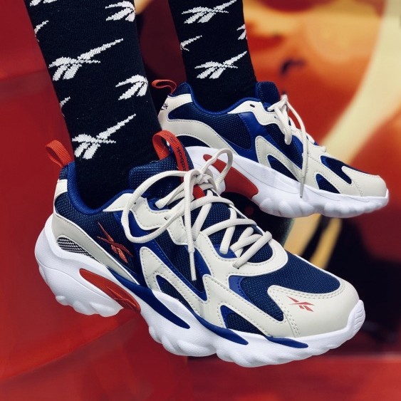 锐步reebokdmx1000气囊男女老爹复古休闲运动跑步跑步鞋