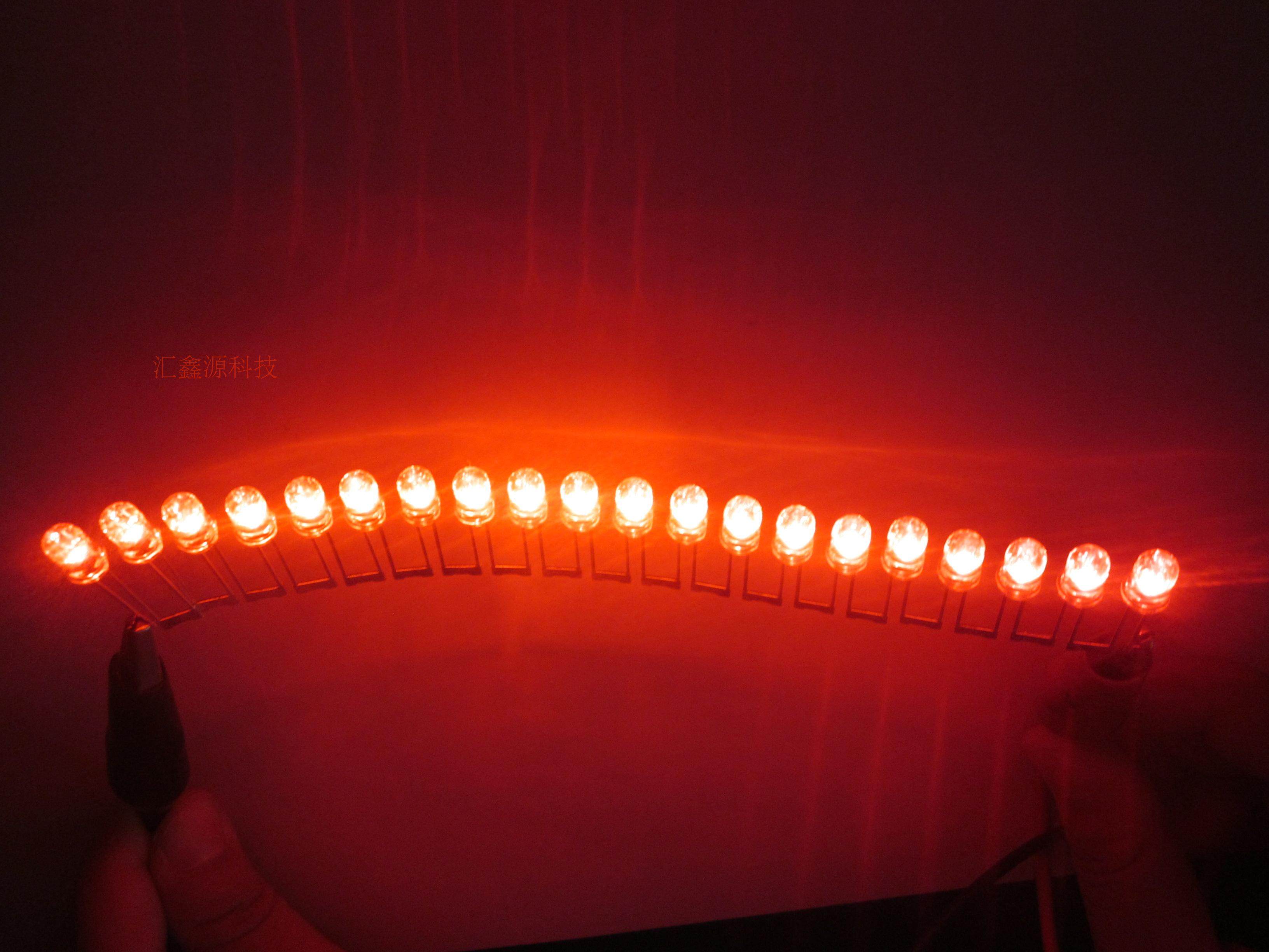 led电子灯箱led灯珠红黄蓝绿白粉散灯销售led灯珠