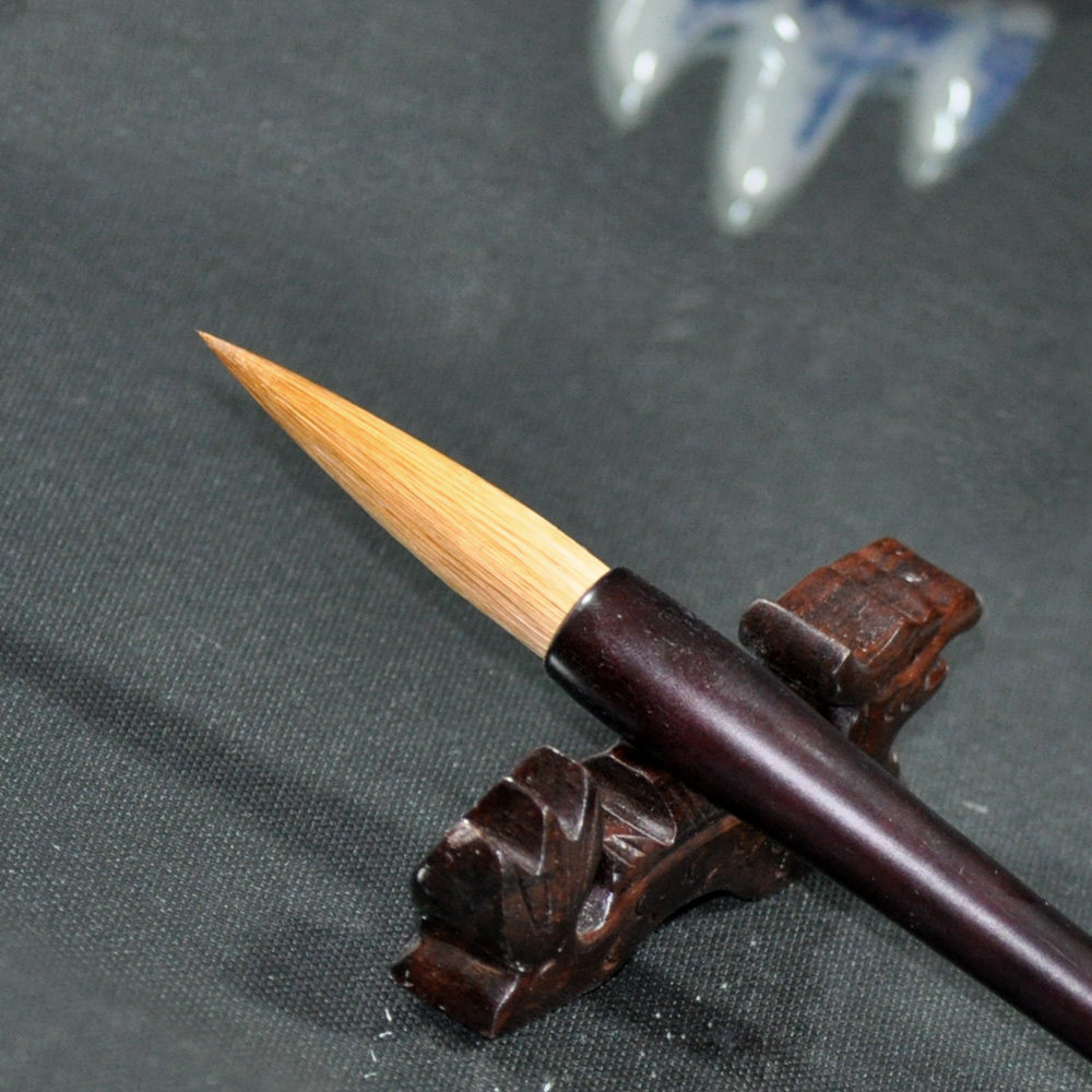 周虎臣毛笔长锋狼毫提笔大号对联笔屏笔斗笔成人毛笔