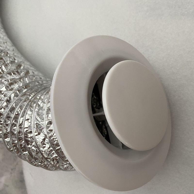 双层加厚铝箔排气管100mm酒店新风系统配件厨房室内新风系统