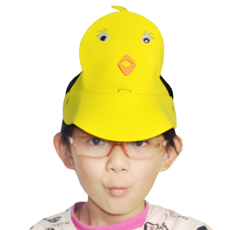 公鸡小鸭子头饰动物小黄鸭头套幼儿园表演道具儿童聚会装饰帽子