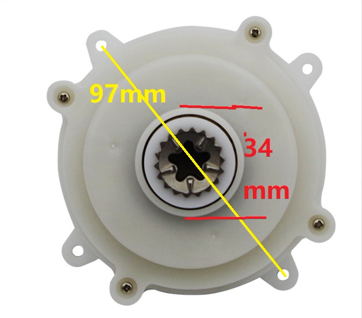 料理绞肉机配件行星齿轮减速维修电机0.6-6l变速箱绞肉