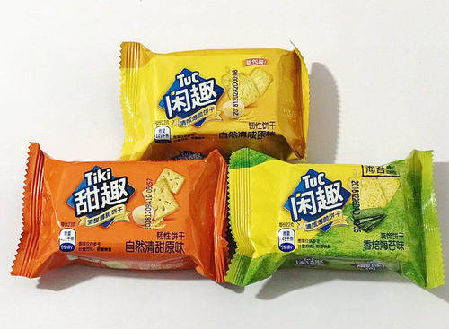 亿滋闲趣饼干3斤散装自然清咸原味海苔甜趣奥利奥夹心威化零食品