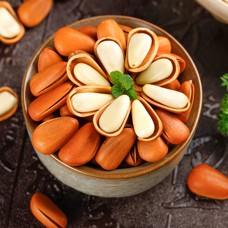 松子云南手剥开口颗粒孕妇新鲜坚果炒货散装松子