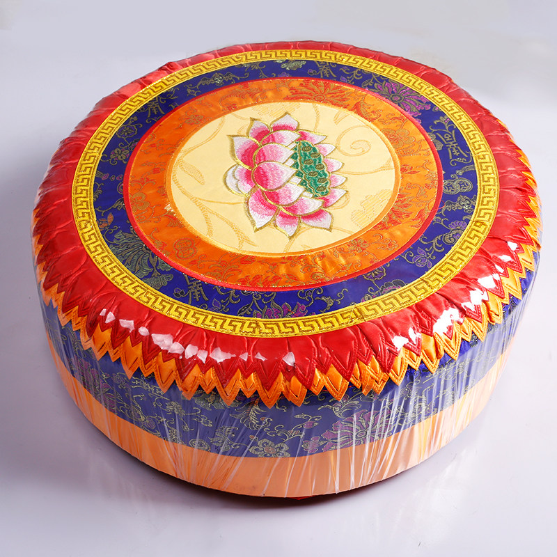 拜佛家用大头莲花蒲团跪拜寺院拜凳打坐坐垫蒲团