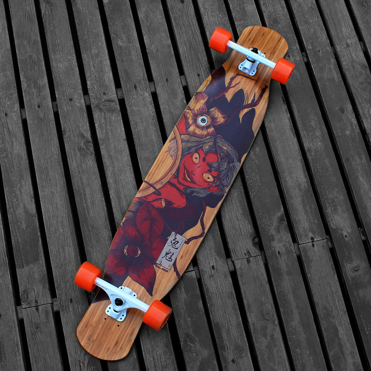 balmer斑马长板滑板舞板男生女生初学者成人专业公路滑板