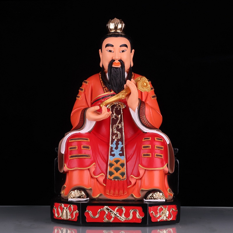 三茅真君供奉居家茅盈茅固茅衷神像茅山祖师摆件