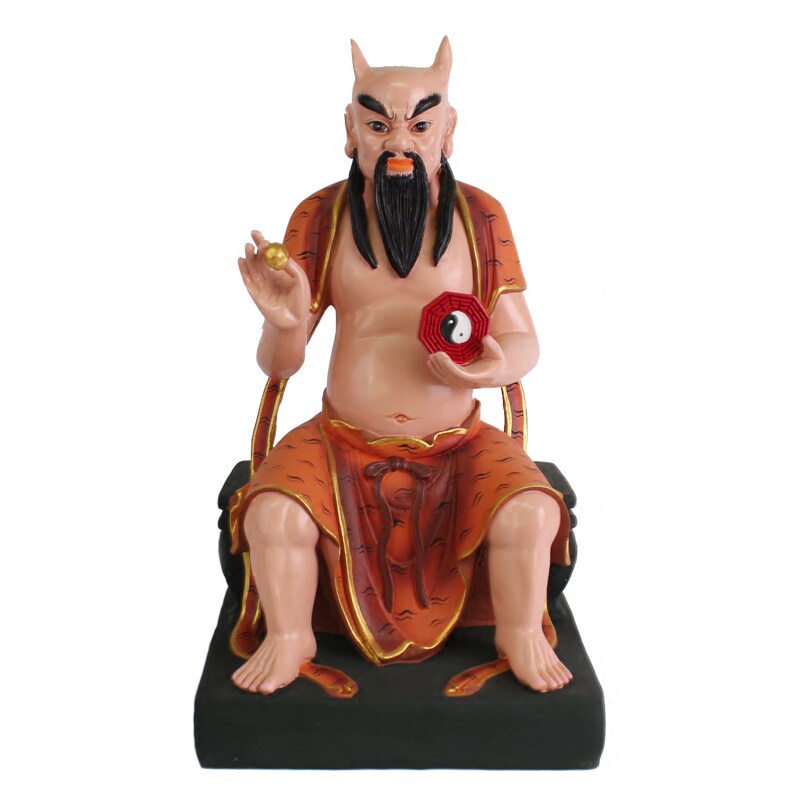盘古神像16寸天皇皇氏大帝创世敦煌树脂道教摆件