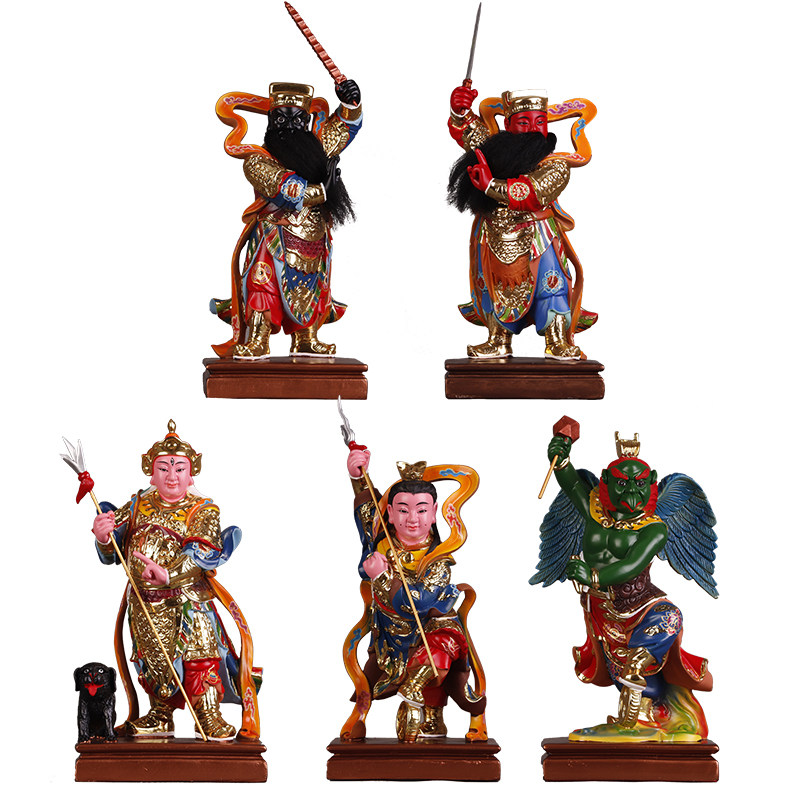 元帅康元帅神像道教树脂杨戬赵中坛雷振将军五营摆件