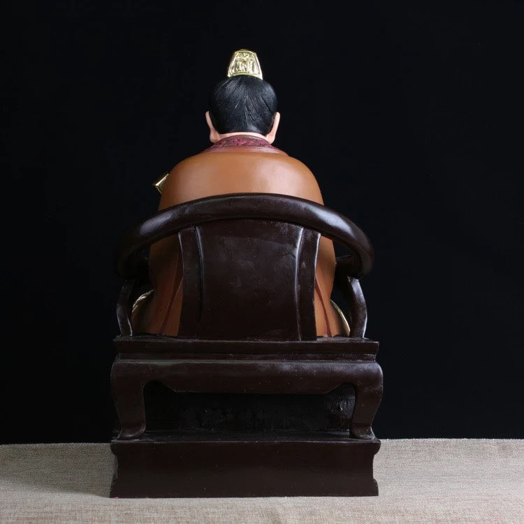 道士新品树脂先生坐椅玻璃钢丘处机神像全真重阳摆件