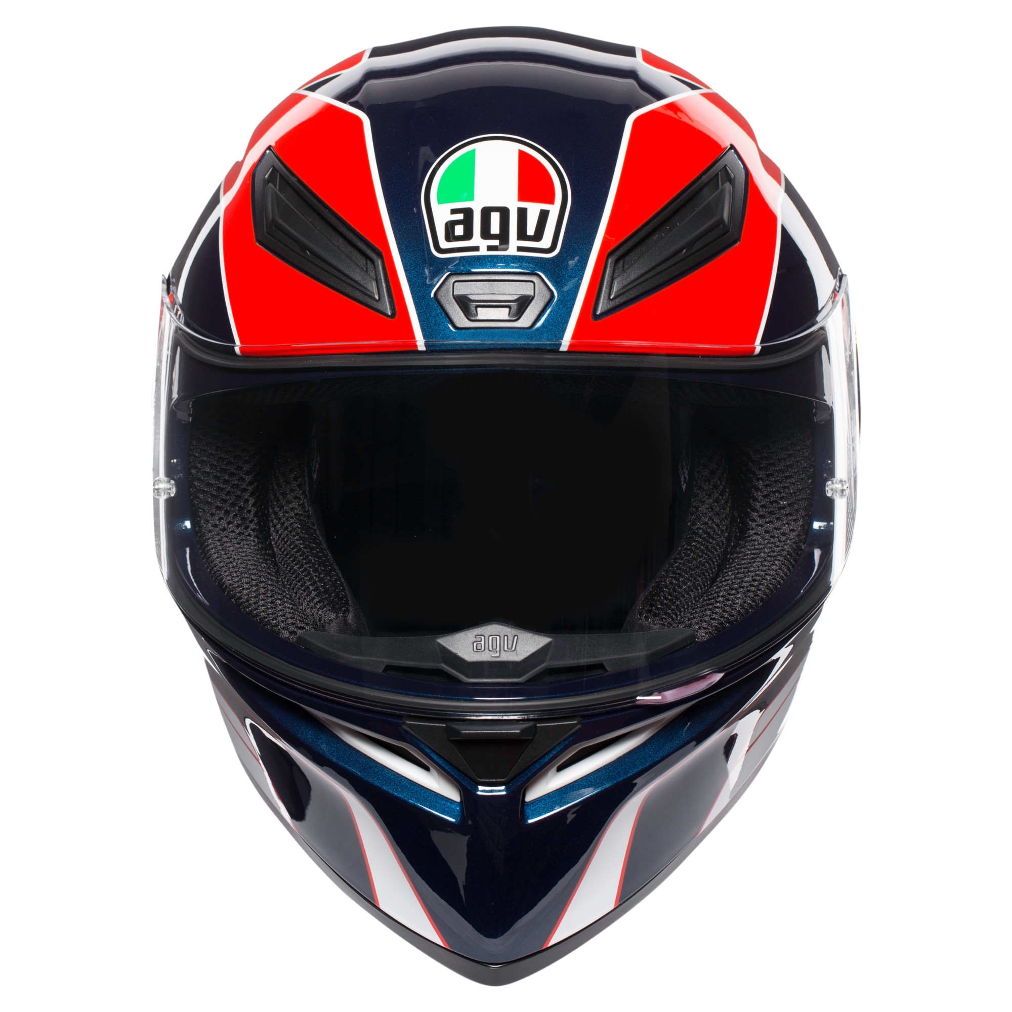 骑士网新款意大利agv k1摩托车头盔机车全盔双d扣k3男sharp认证