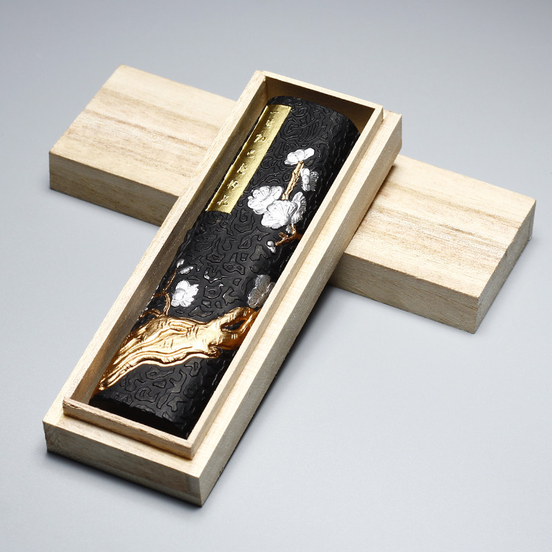 匠心徽墨老胡文松烟墨条研墨棒墨学生墨块文房四宝文房四宝